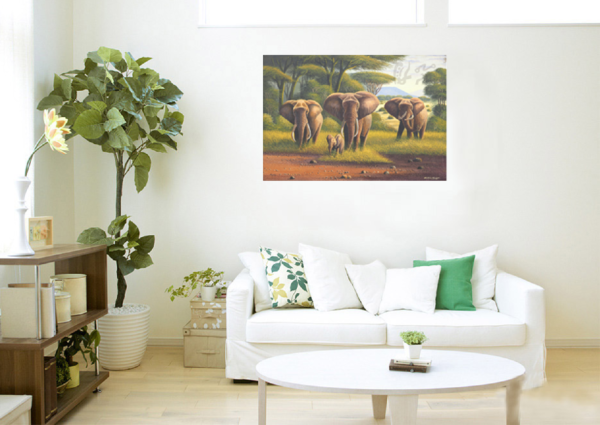 "Troupeau d'éléphants 2" – Image 2