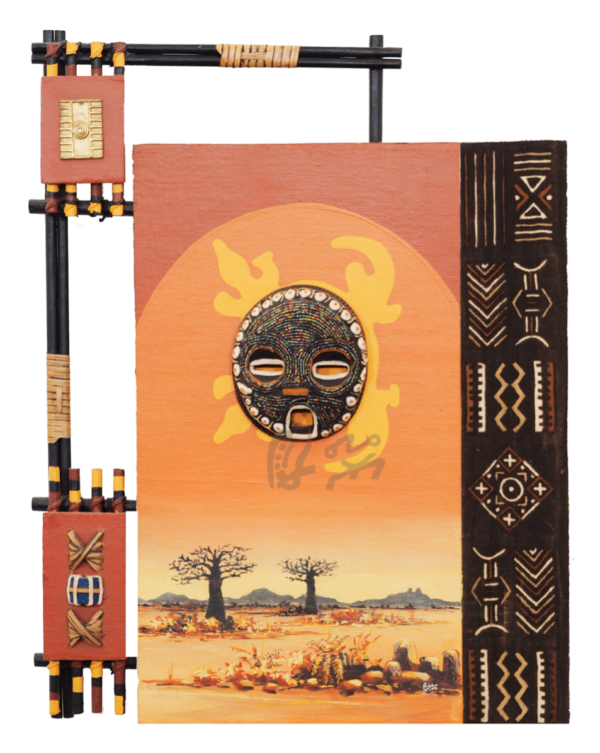 “Demi-Lune - Paysage africain 2”