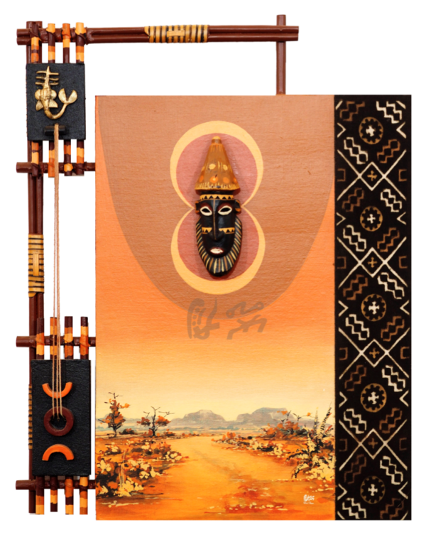 “Demi-Lune - Paysage africain 3”