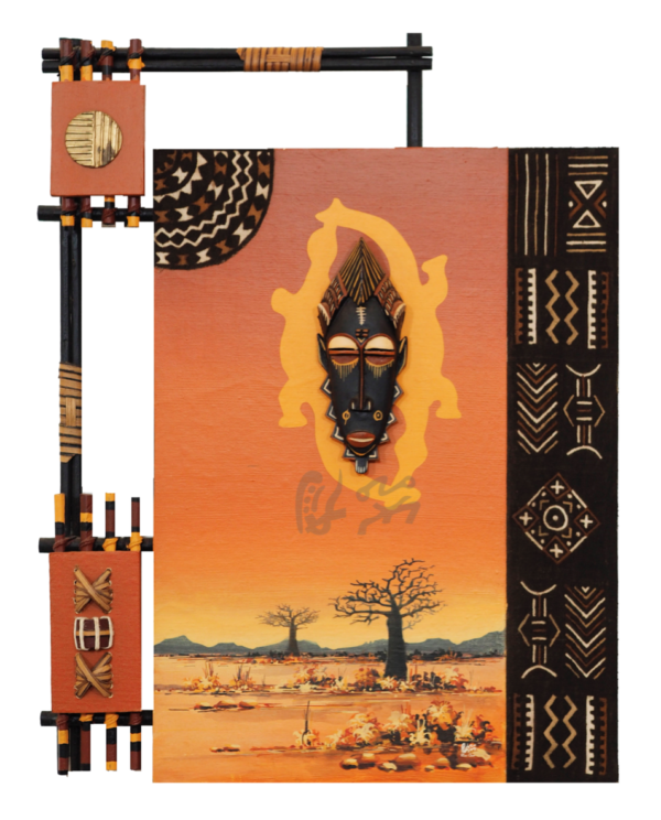 “Demi-Lune - Paysage africain 6”