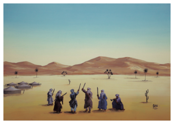 “Paysage du désert 2"