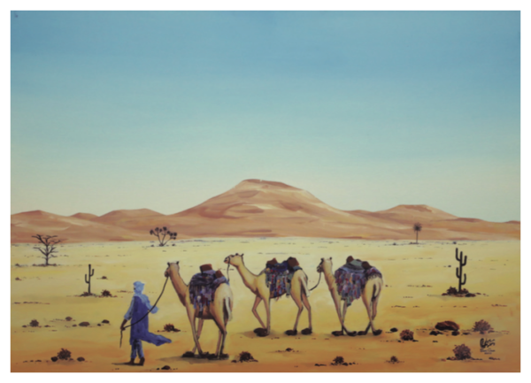 “Paysage du désert 3"