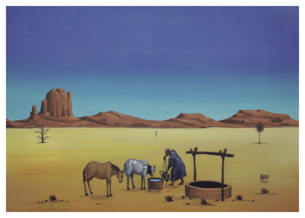 “Paysage du désert 5"