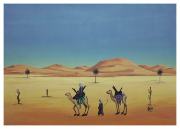 “Paysage du désert 6"
