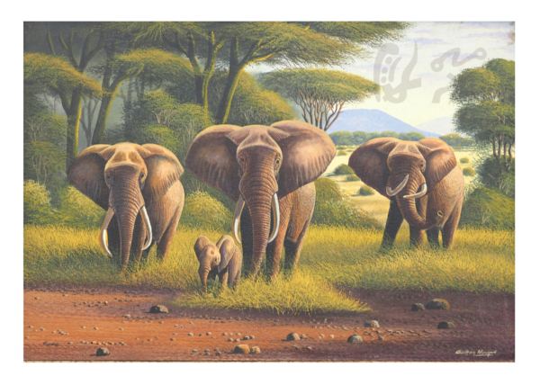 “Troupeau d’éléphants 1”