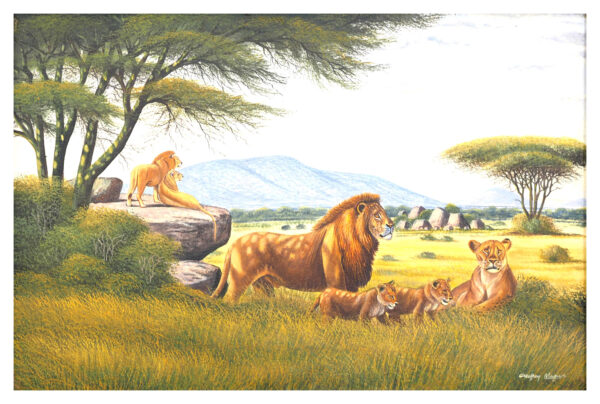 "Troupeau de lions"