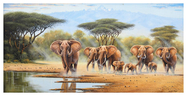 "Troupeau d'éléphants 1"